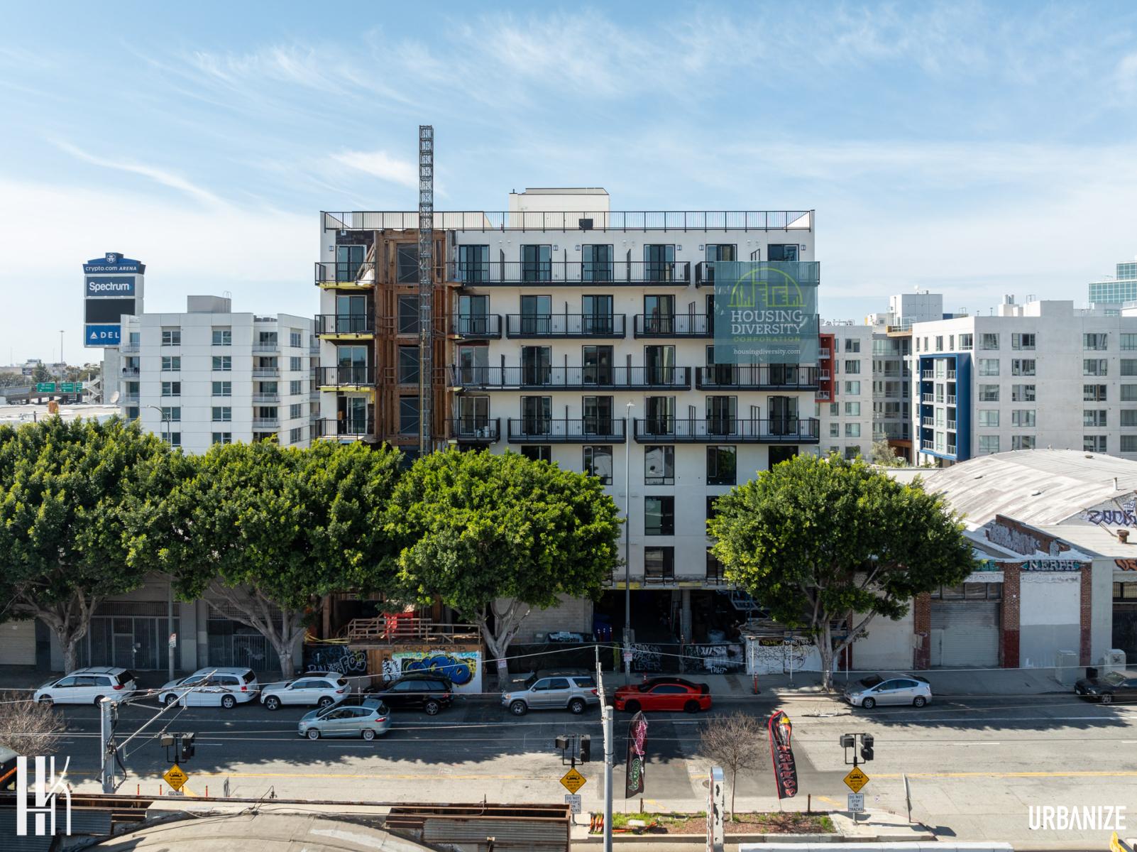 Micro unit apartments debut at 1441 S. Flower Street in DTLA